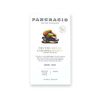 

Шоколад Pancracio молочный с карамелизированными орехами 100 г