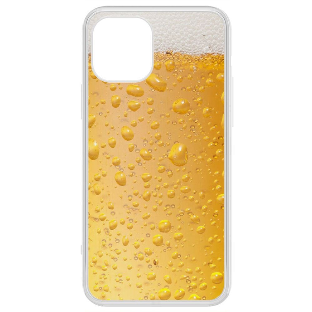 

Чехол-накладка Krutoff Clear Case Пенное для iPhone 12, Прозрачный