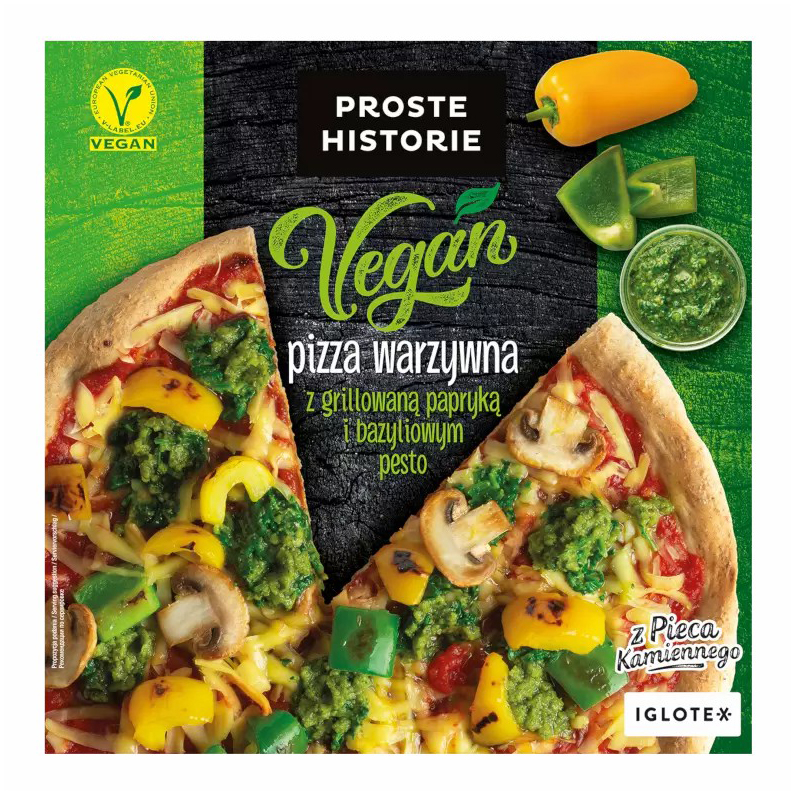 Пицца Proste Historie Warzywna vegan овощная замороженная 345 г
