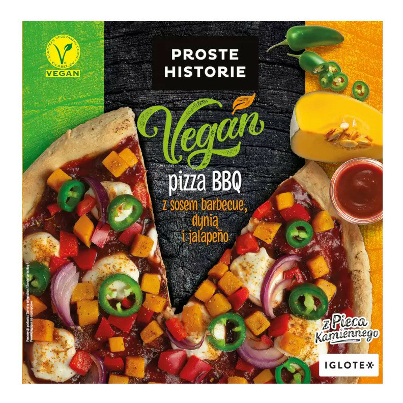 Пицца Proste Historie BBQ vegan замороженная 340 г