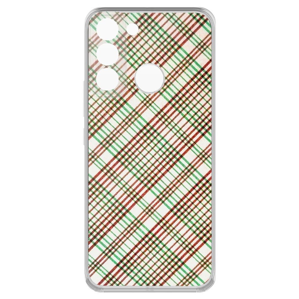 

Чехол-накладка Krutoff Clear Case Рубашка карты для Tecno Pop 5 LTE, Прозрачный