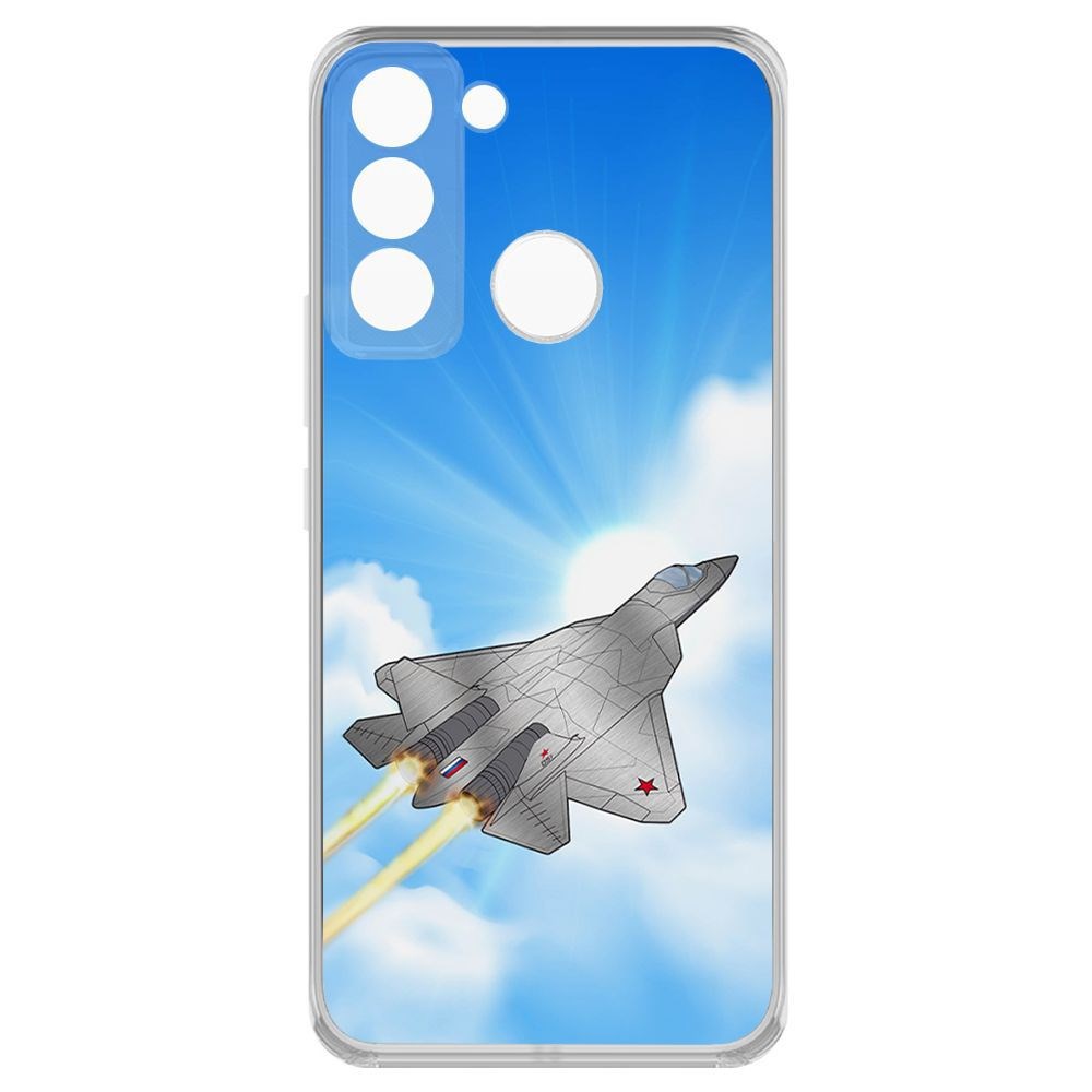 

Чехол-накладка Krutoff Clear Case СУ-57 для Tecno Pop 5 LTE, Прозрачный
