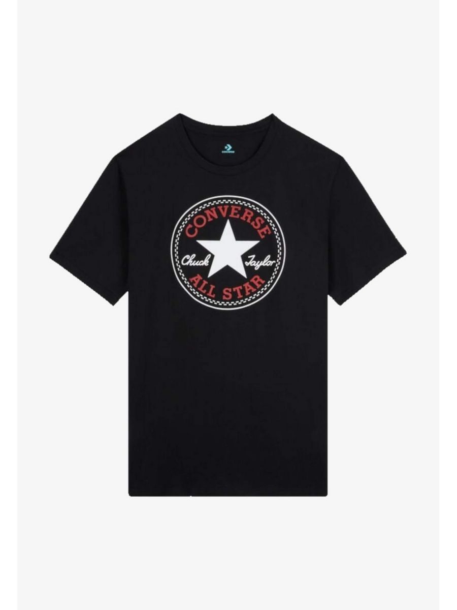 

Футболка унисекс Converse CO421003B черная M, Черный, CO421003B