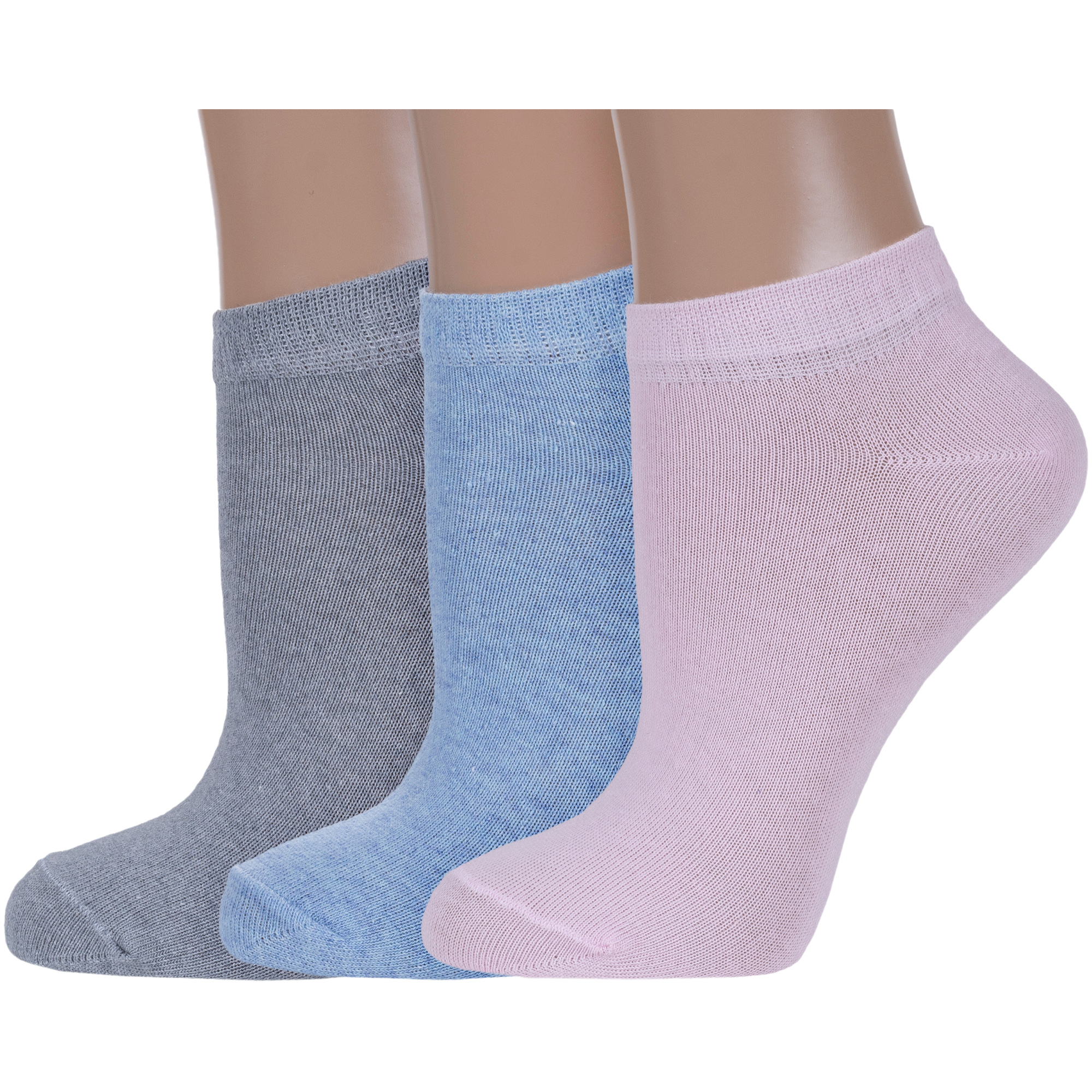 Комплект носков женских Борисоглебский трикотаж 3-6С72 разноцветных 23