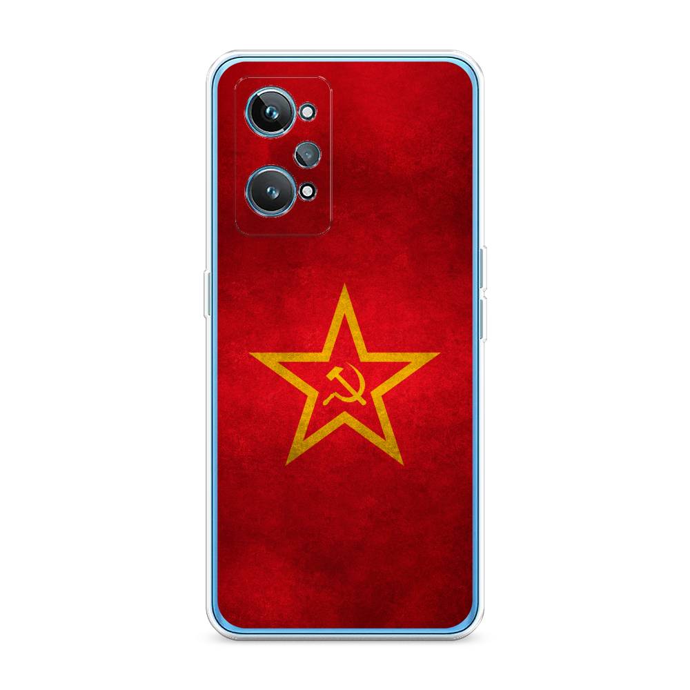фото Силиконовый чехол "красное знамя" на realme gt 2 awog