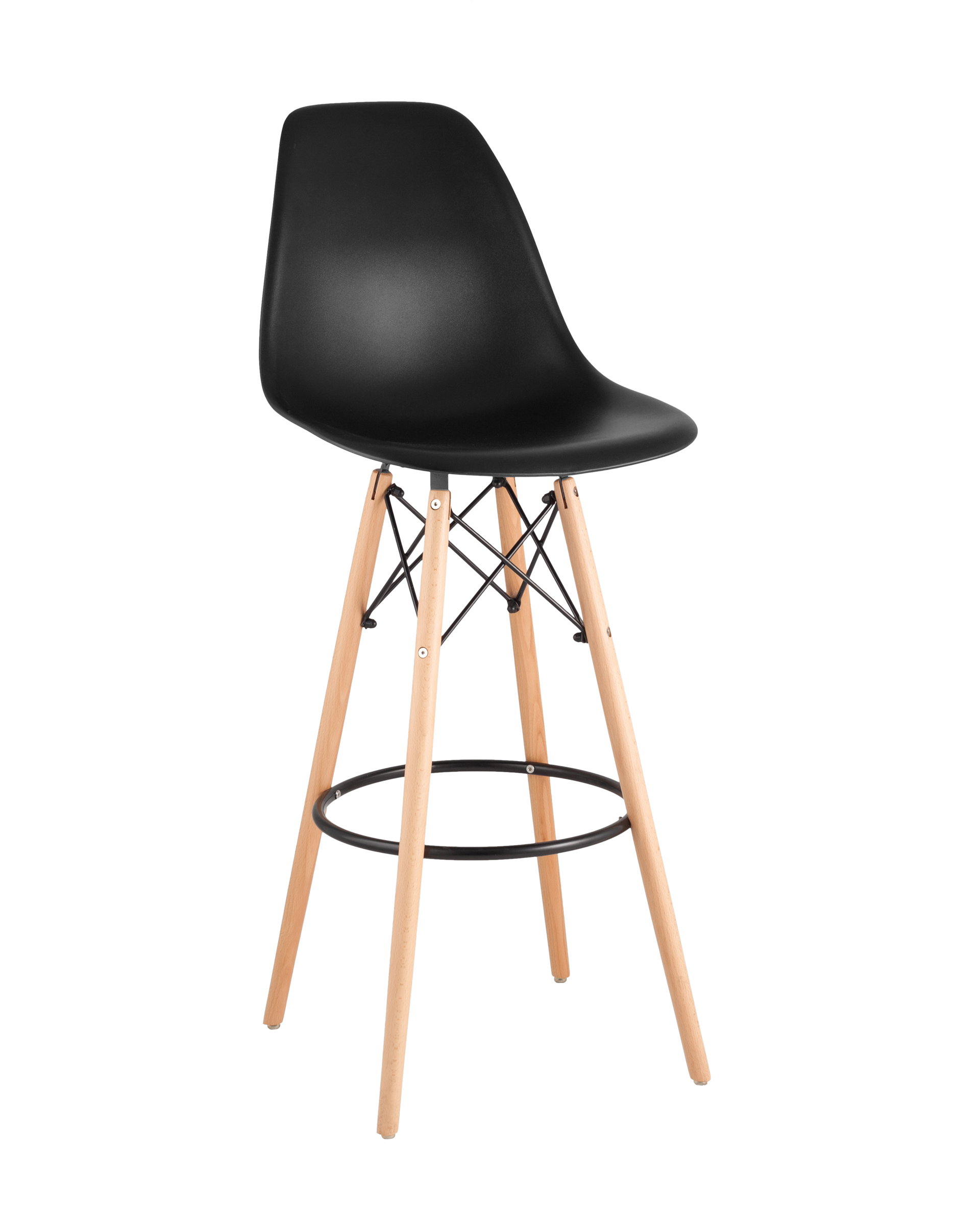 

Стул DSW BAR барный со спинкой черный, DSW BAR