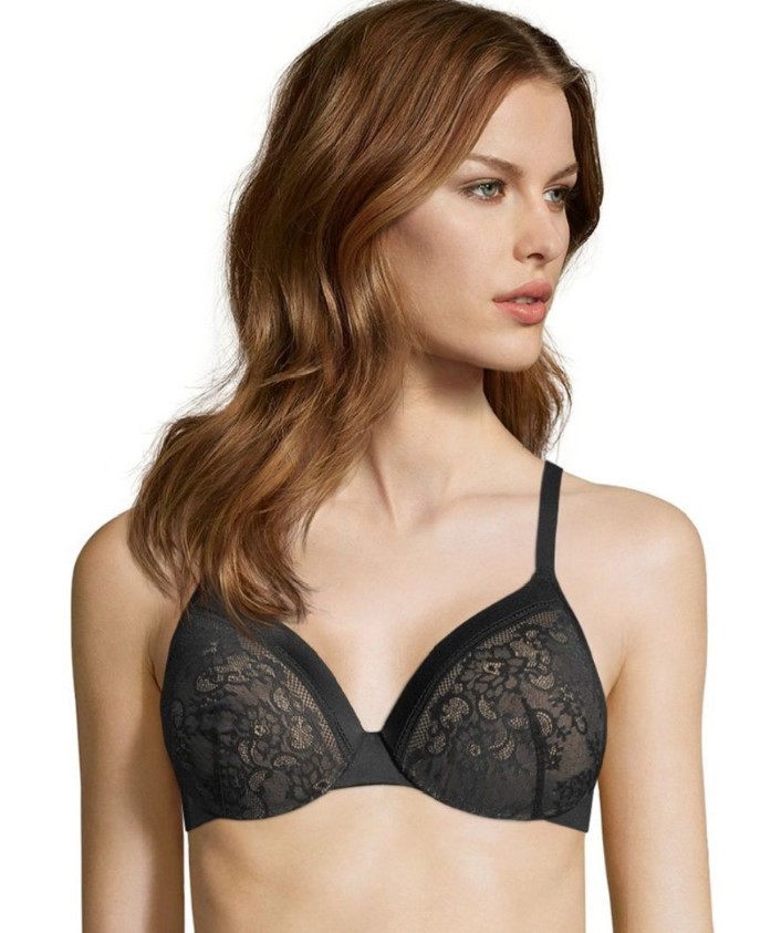 

Черно-бежевый бюстгальтер Comfort Devotion 80C черный с бежевым