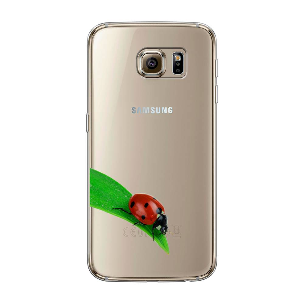 

Чехол Awog на Samsung Galaxy S6 "На счастье", Белый;красный;зеленый, 24350-1