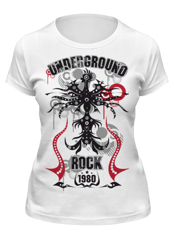 

Футболка женская Printio Rock 1980 белая XL, Белый, Rock 1980
