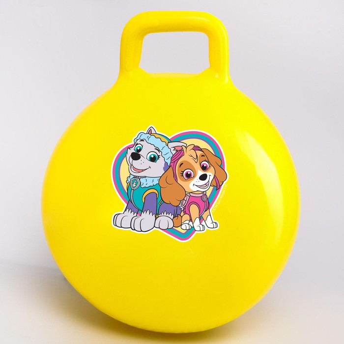 

Мяч прыгун обычный с ручками Paw Patrol d=45 см, вес 350 гр, цвета МИКС