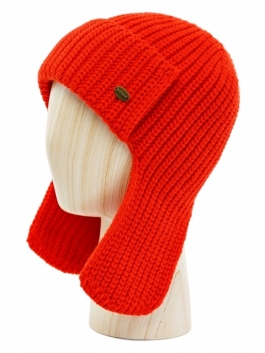 Шапка-ушанка женская Labbra 01-00041523 оранжевая р 57 2290₽