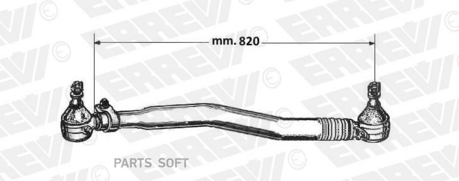 Тяга Рулевая Продольная ERREVI арт. 712766
