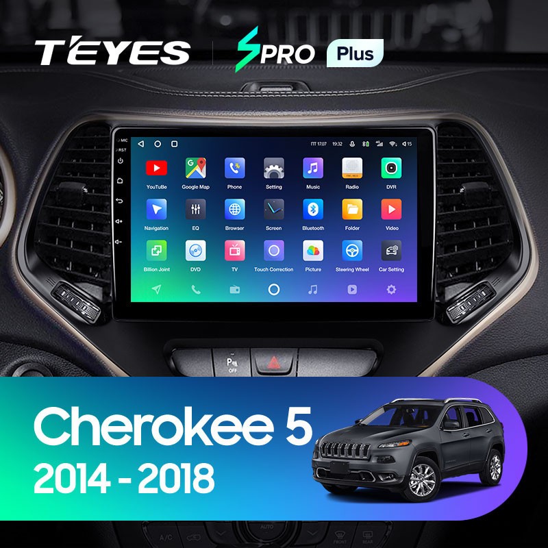 Штатная магнитола Teyes SPRO Plus 464 Jeep Cherokee 5 KL 2014-2018 4036500₽