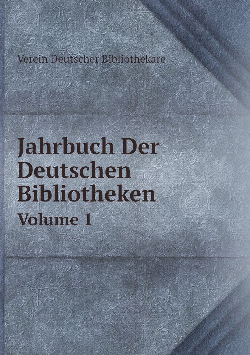 

Jahrbuch Der Deutschen Bibliotheken