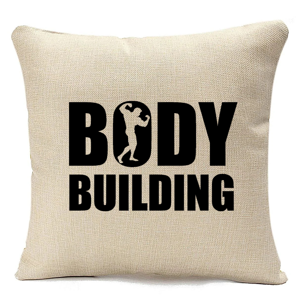 фото Подушка бежевая coolpodarok bodybuilding (спорт) бодибилдинг