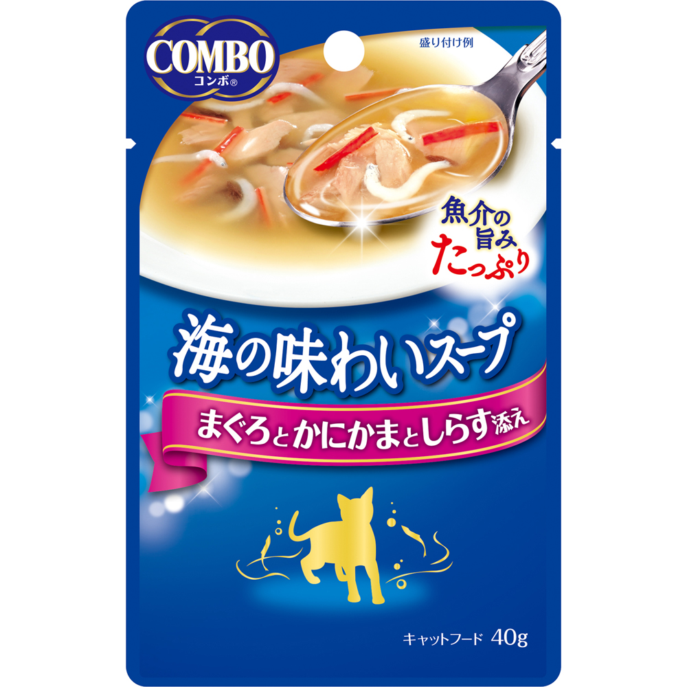 Влажный корм для кошек Japan Premium Pet суп из деликатесов из камчатского краба, 40 г