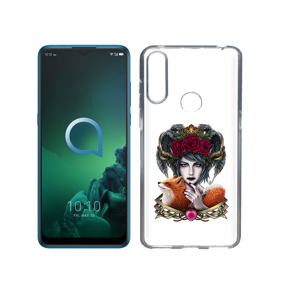 

Чехол MyPads Tocco для Alcatel 3X девушка с лисой (PT227136.670.314), Прозрачный, Tocco