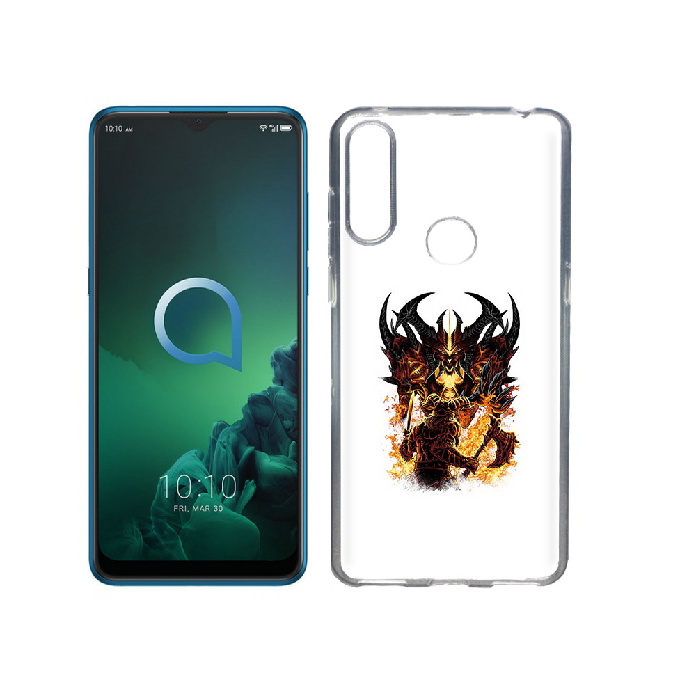 

Чехол MyPads Tocco для Alcatel 3X демон shadow fiend (PT227136.670.318), Прозрачный, Tocco