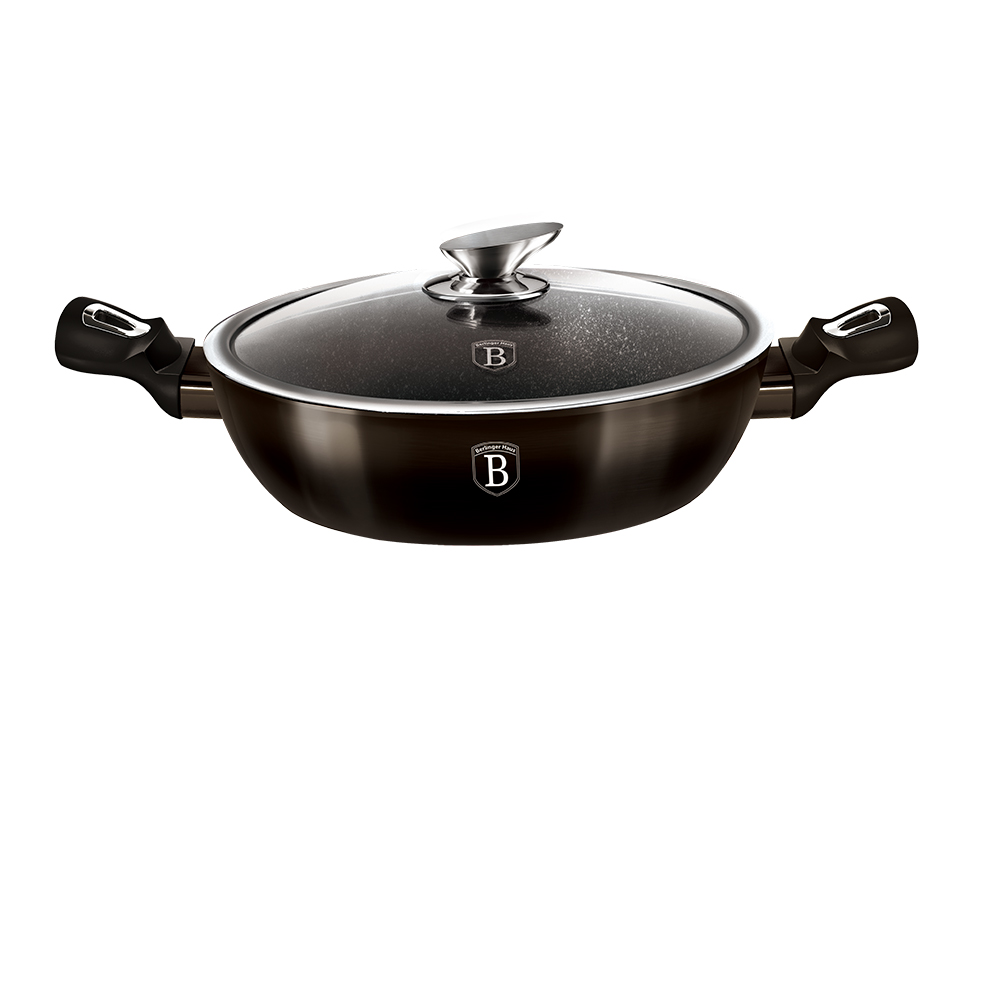 

Сотейник 24см BH-6608 Shiny Black Edition, Коричневый, 6608-BH
