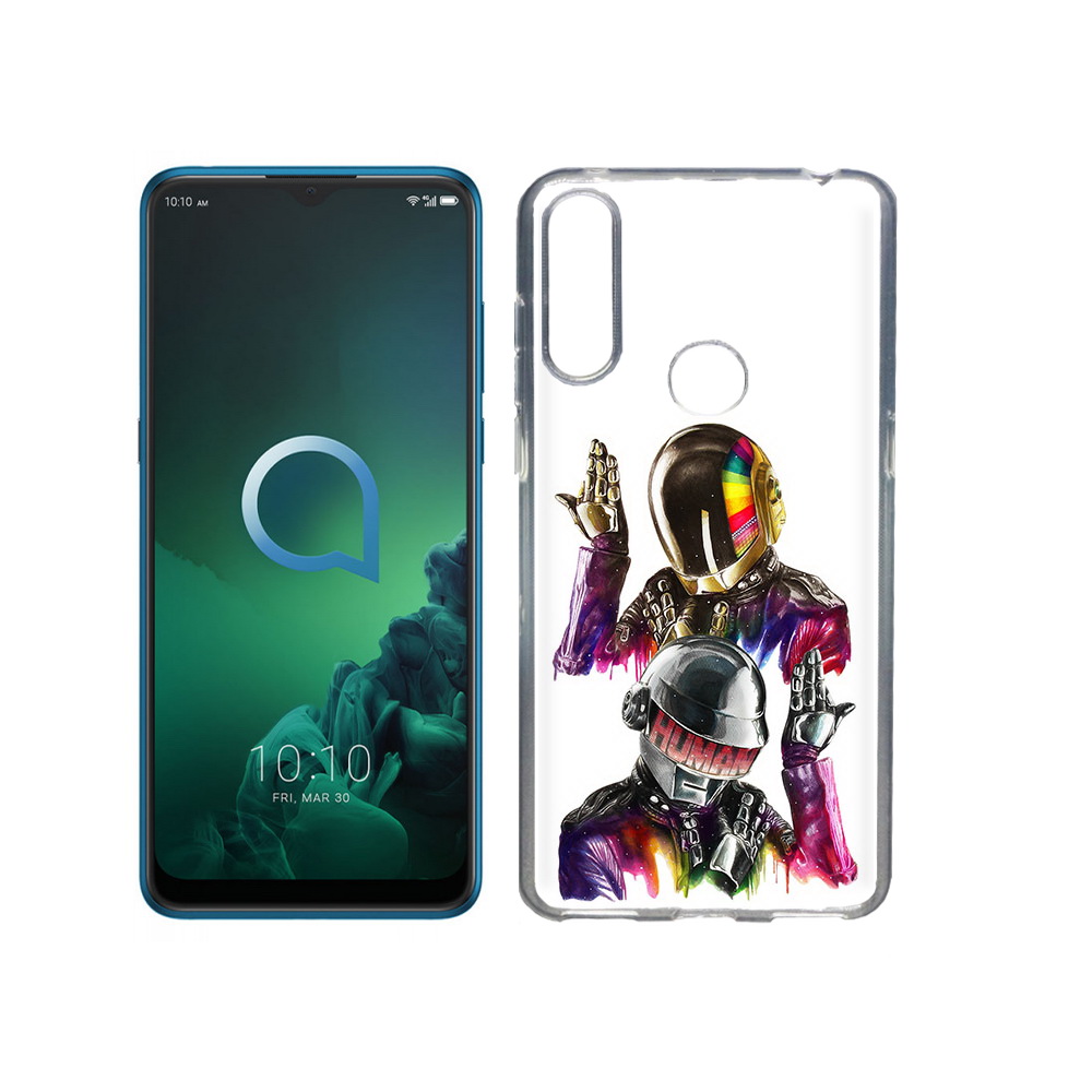 

Чехол MyPads Tocco для Alcatel 3X диско космонавты (PT227136.670.329), Прозрачный, Tocco