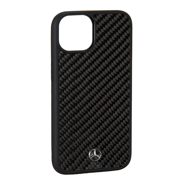 

Чехол iPhone 13 Mini Benz Carbon, черный