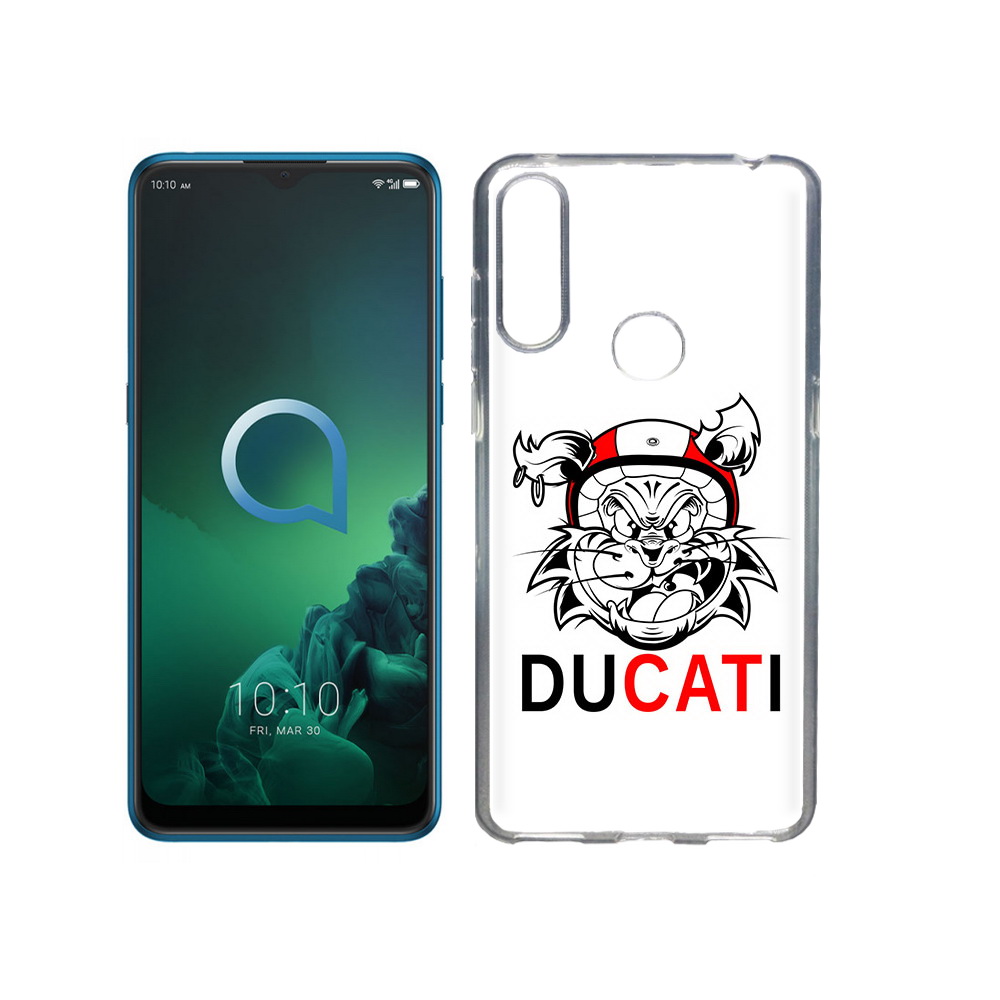 

Чехол MyPads Tocco для Alcatel 3X дукати (PT227136.670.339), Прозрачный, Tocco