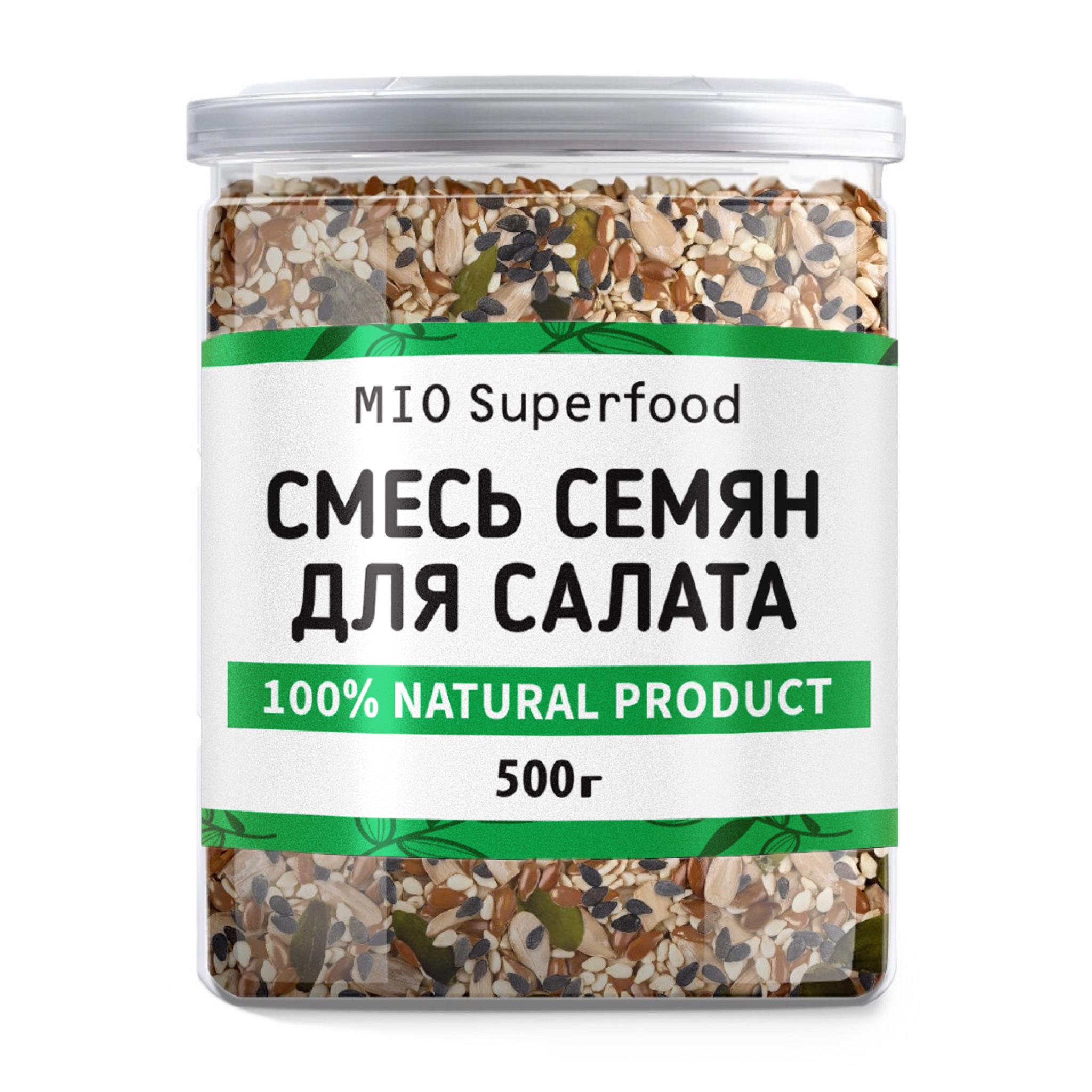 фото Смесь из 5 семян для салата miosuperfood, 500 г miopharm