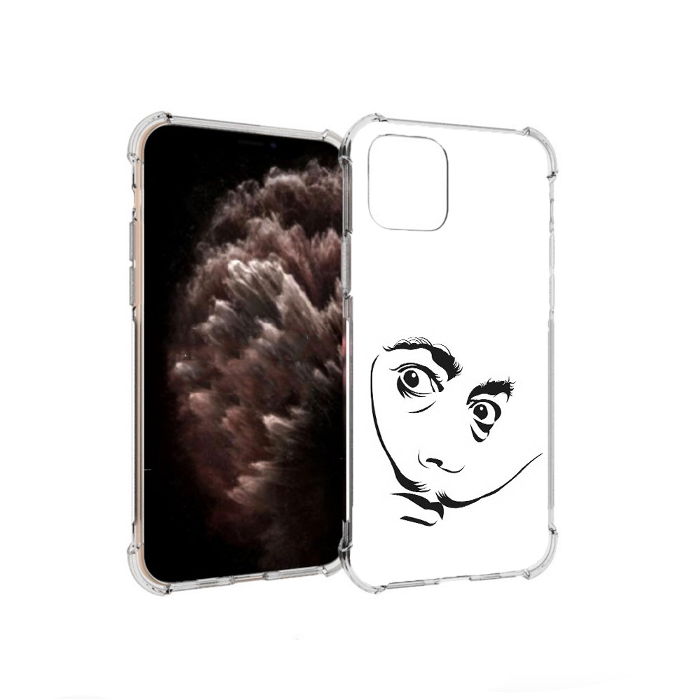 

Чехол MyPads Tocco для Apple iPhone 11 Pro мужчина с длинными усами, Прозрачный, Tocco