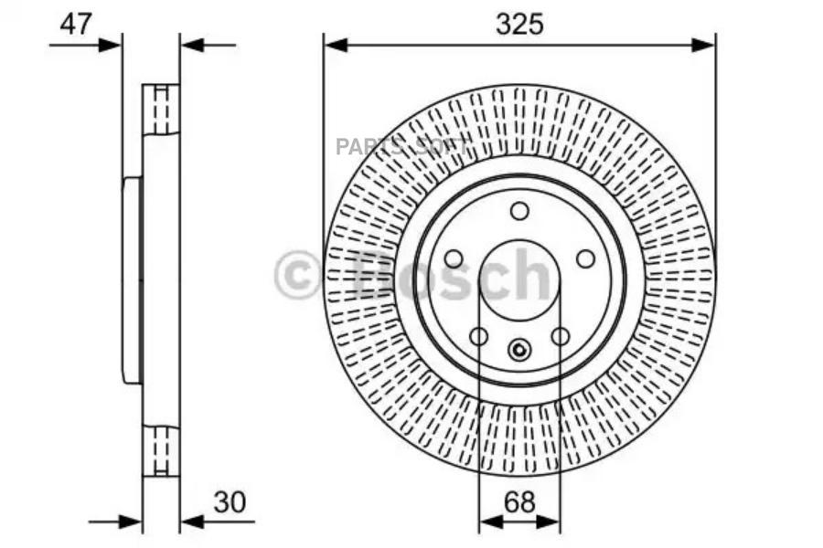 

Диск Тормозной | Перед | 0 986 479 W52 Nsii0016228681 Bosch арт. 0986479W52