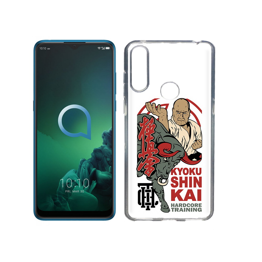 

Чехол MyPads Tocco для Alcatel 3X единоборства рисунок (PT227136.670.343), Прозрачный, Tocco