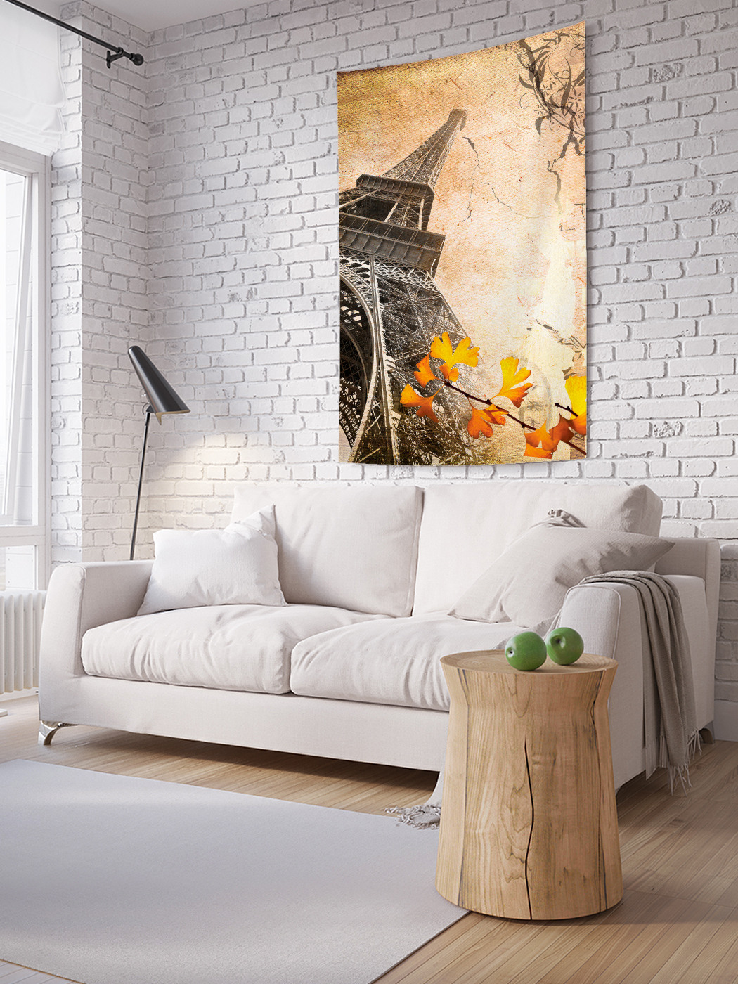 

Вертикальное фотопанно на стену JoyArty Париж цветет 100x150 см, Париж цветет