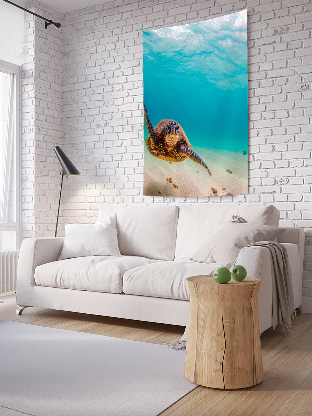 

Вертикальное фотопанно на стену JoyArty Черепаха в поисках сокровищ 100x150 см, Черепаха в поисках сокровищ
