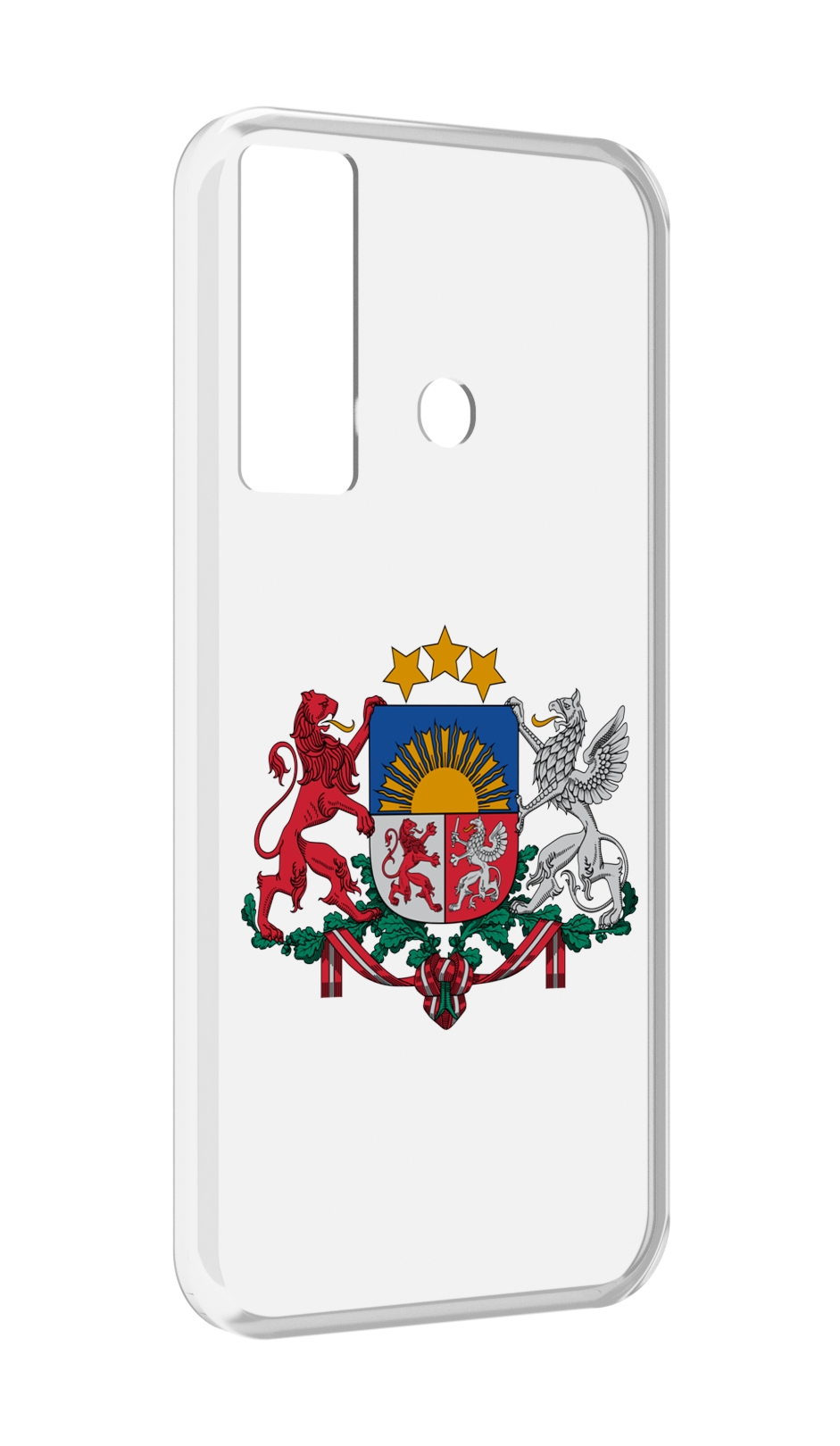 

Чехол MyPads герб-латвии для Tecno Camon 17, Прозрачный, Tocco