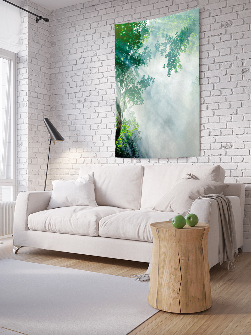 

Вертикальное фотопанно на стену JoyArty Там за туманами 100x150 см, Там за туманами