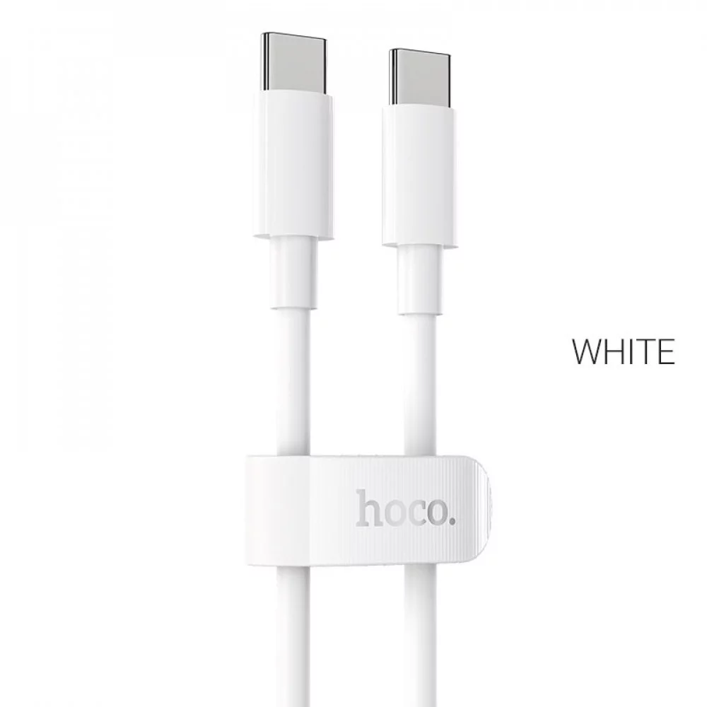 

Кабель Hoco X51 Type-C - Type-C 1m 100W White, X51 High-power