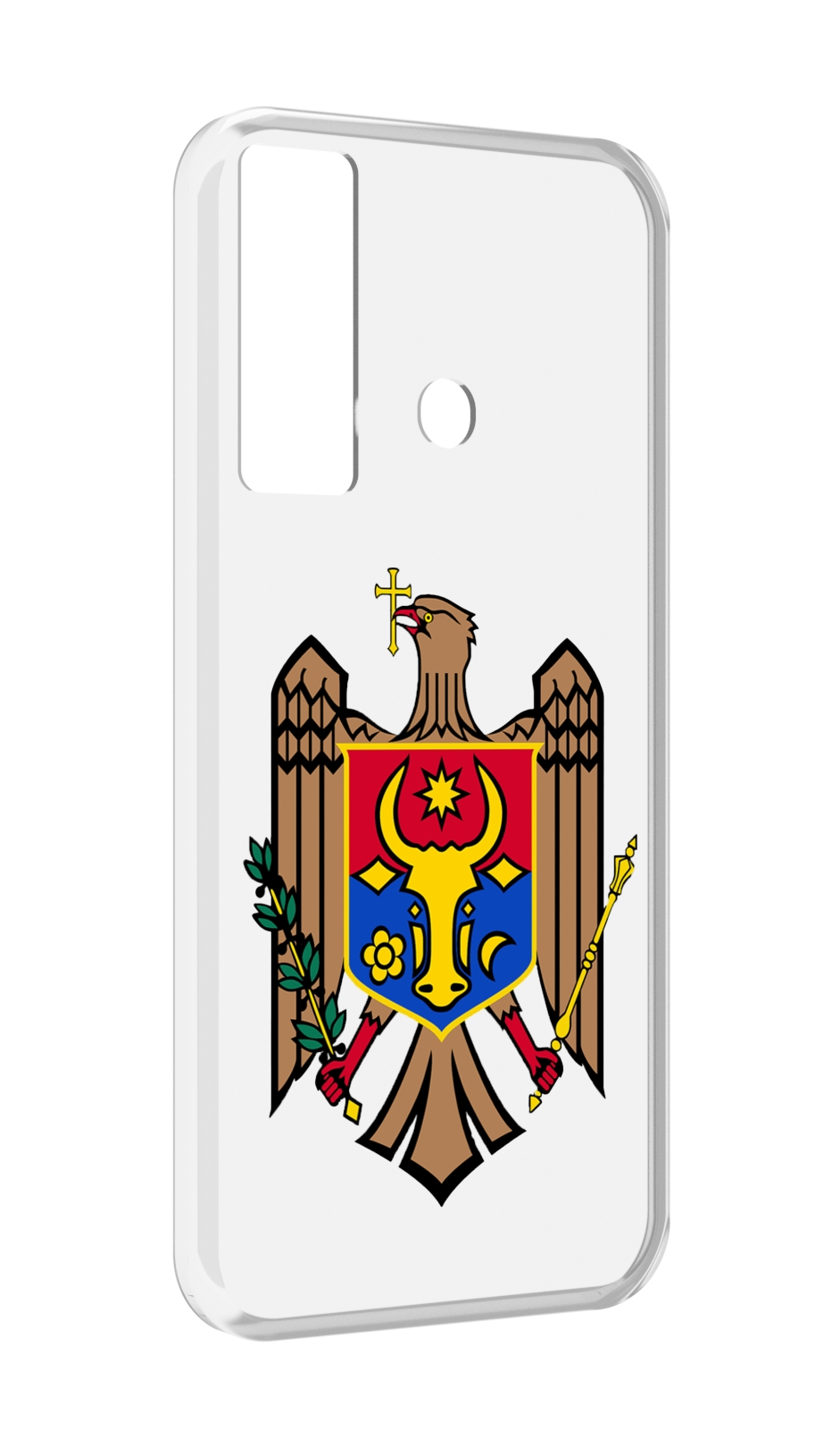 

Чехол MyPads герб-молдовы для Tecno Camon 17, Прозрачный, Tocco