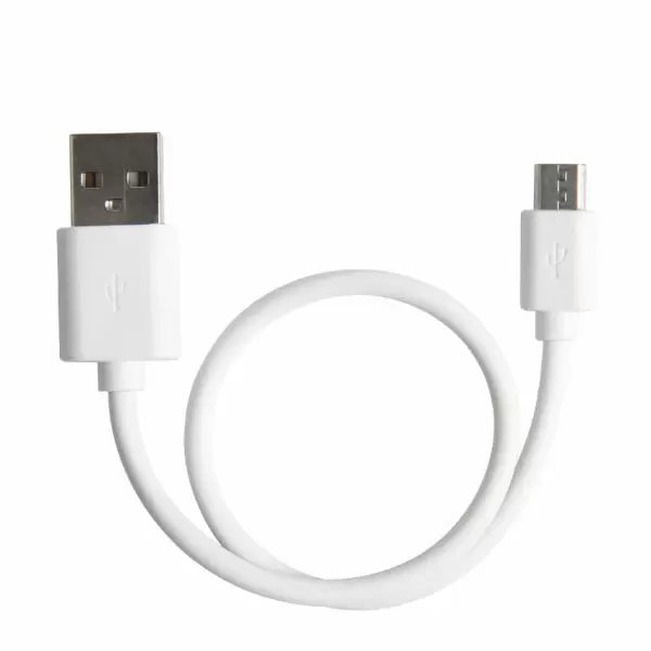 

Кабель USB - Micro USB 40см White, Кабель USB - Micro-USB 40см