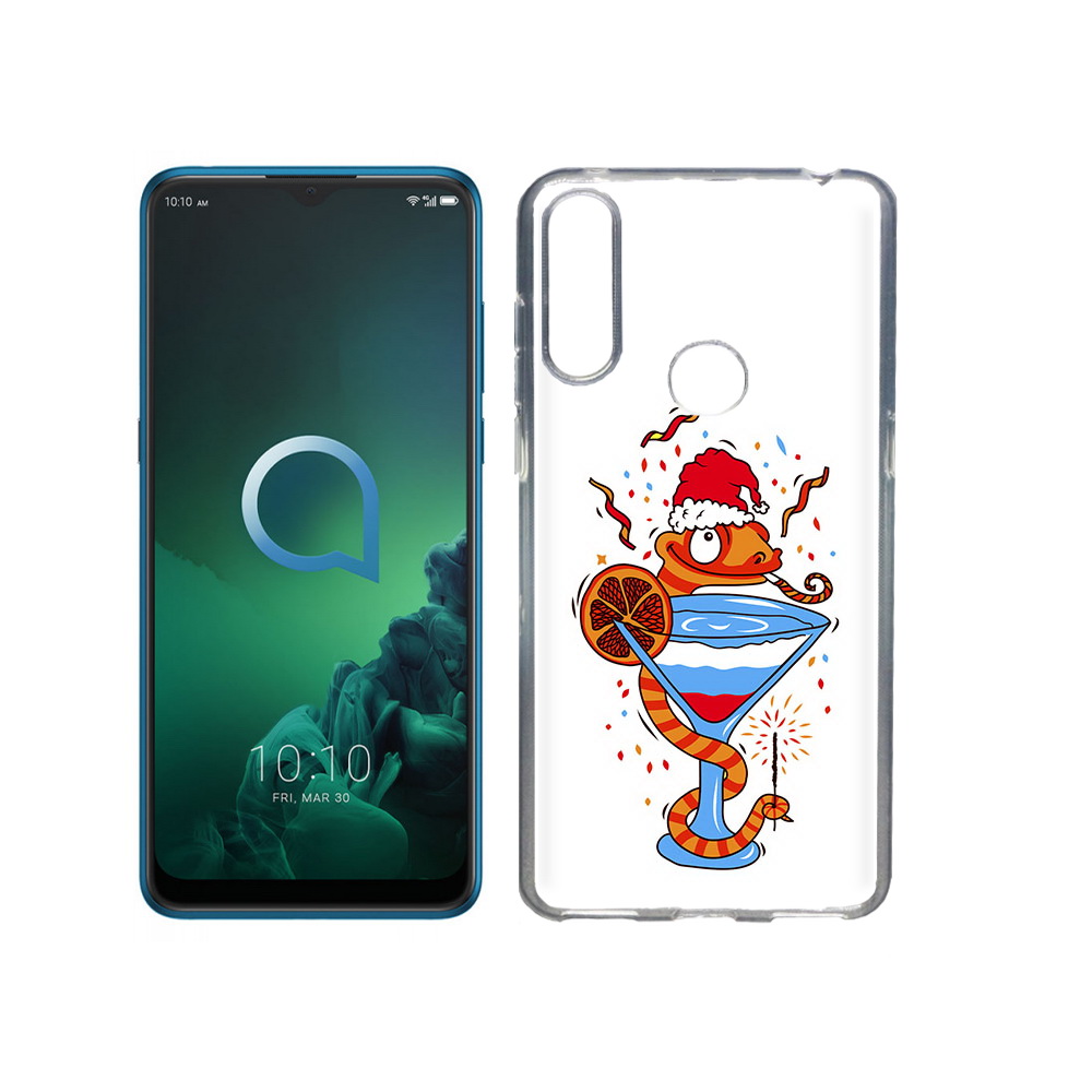 

Чехол MyPads Tocco для Alcatel 3X змейка (PT227136.670.364), Прозрачный, Tocco