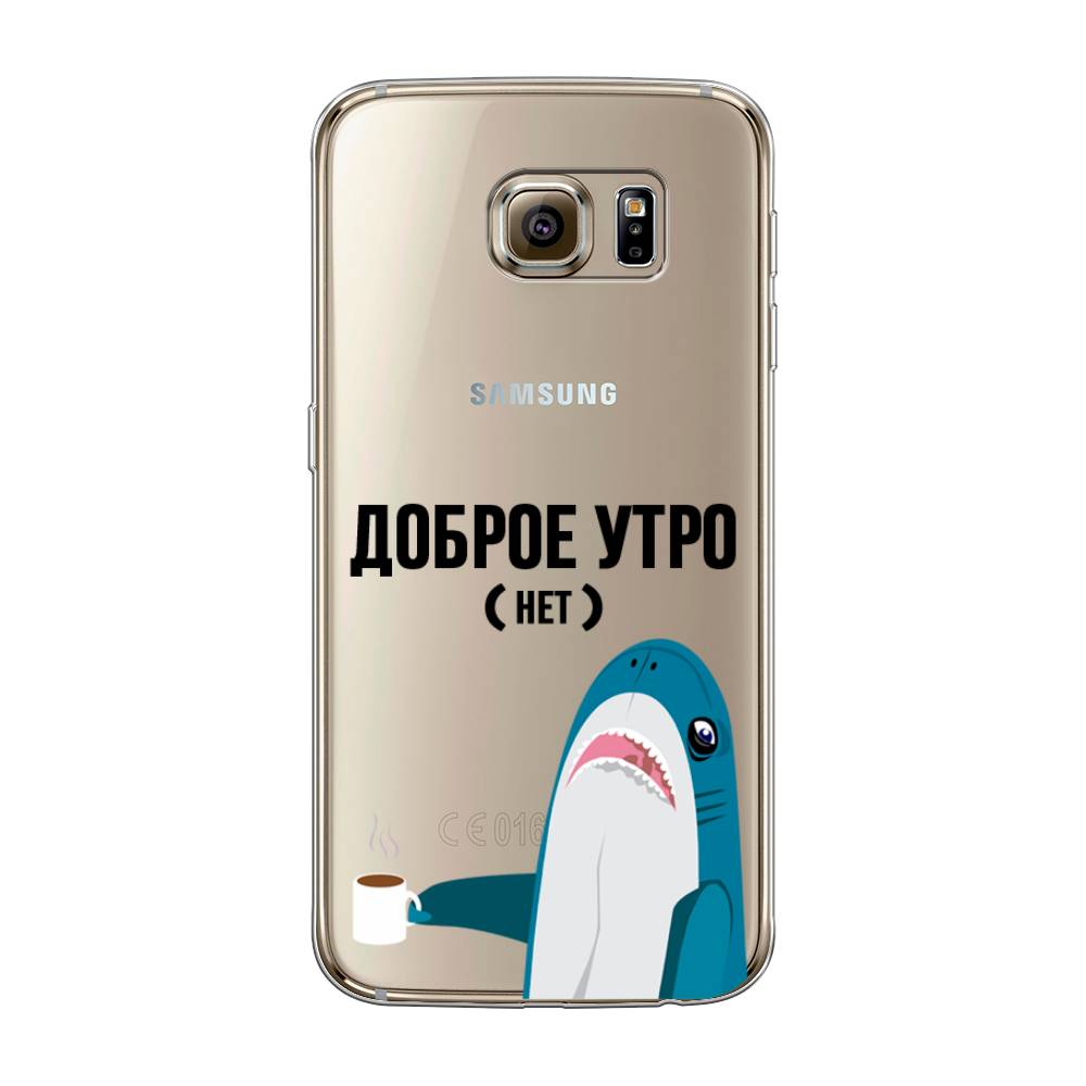 фото Чехол awog "доброе утро" для samsung galaxy s6