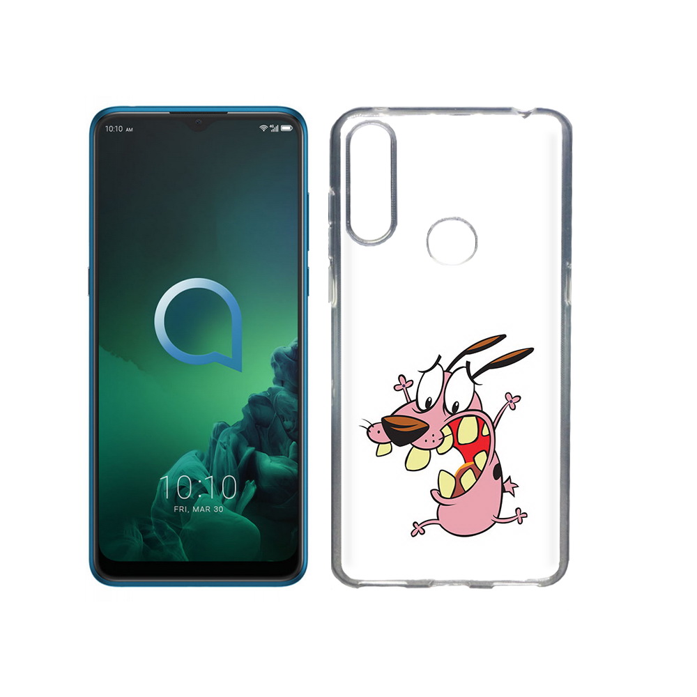 

Чехол MyPads Tocco для Alcatel 3X зубастый бобик (PT227136.670.371), Прозрачный, Tocco
