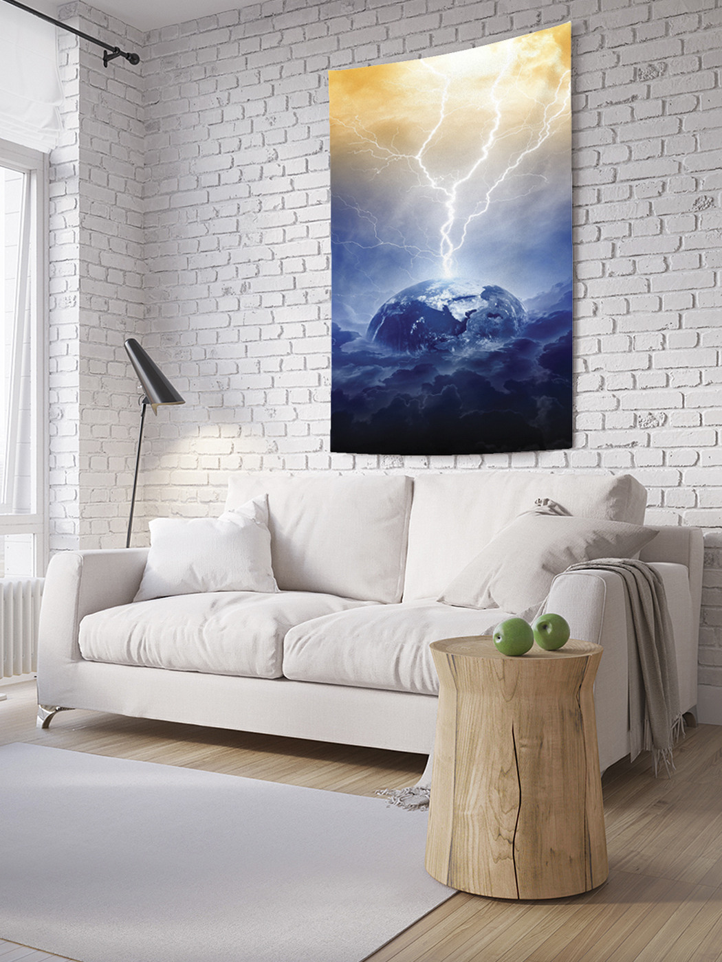 

Вертикальное фотопанно на стену JoyArty Опасная молния 100x150 см, Опасная молния