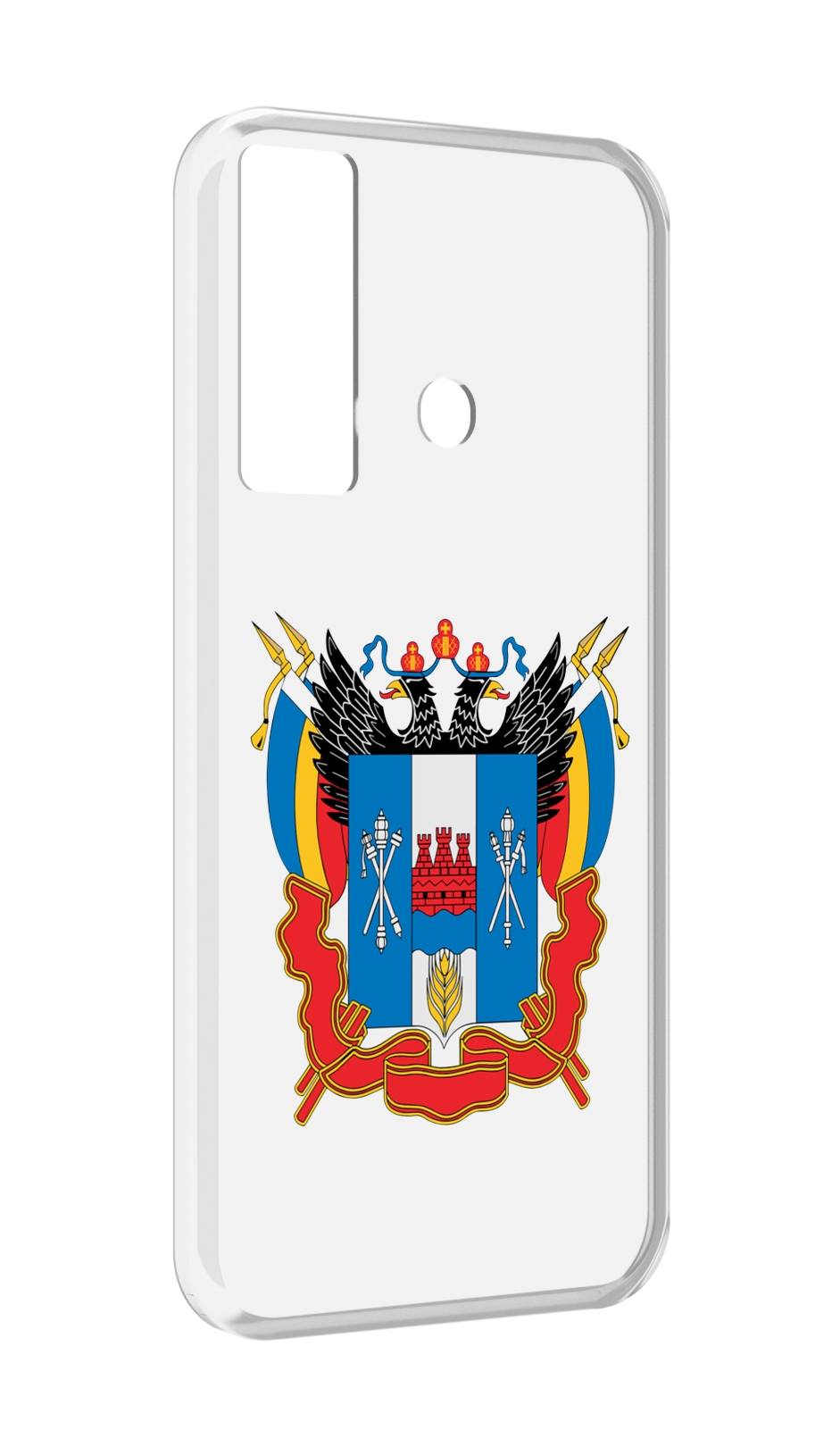 

Чехол MyPads герб-ростовская-область для Tecno Camon 17, Прозрачный, Tocco