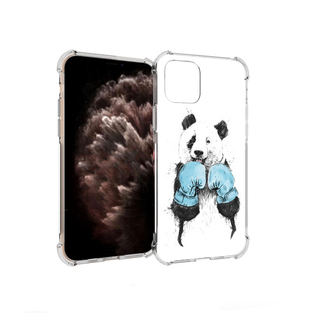 

Чехол MyPads Tocco для Apple iPhone 11 Pro панда боксер, Прозрачный, Tocco