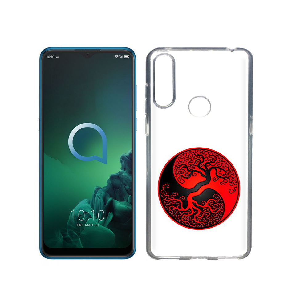 

Чехол MyPads Tocco для Alcatel 3X инь янь дерево (PT227136.670.379), Прозрачный, Tocco