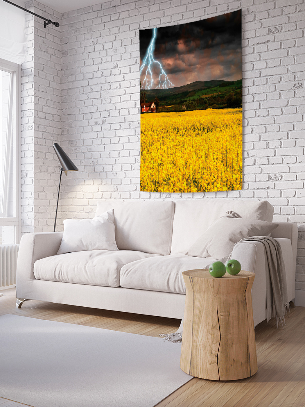 

Вертикальное фотопанно на стену JoyArty Вдали от молний 100x150 см, Вдали от молний