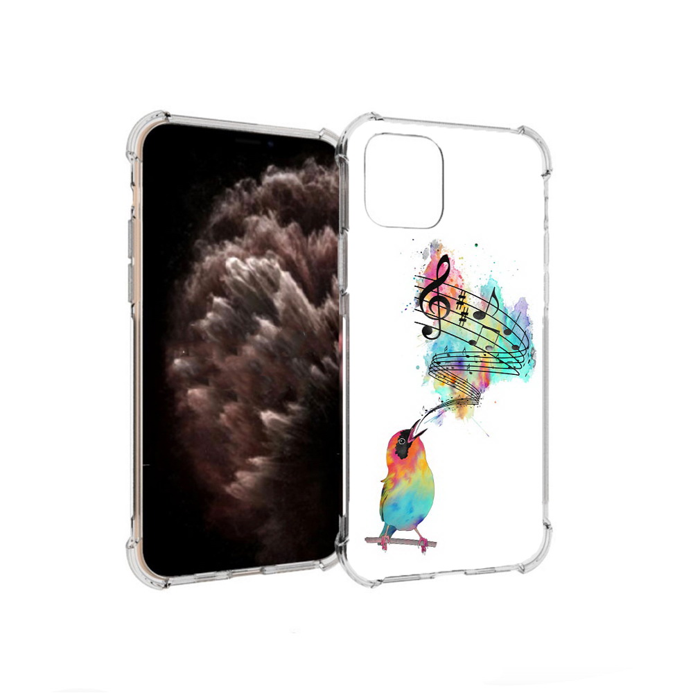 

Чехол MyPads Tocco для Apple iPhone 11 Pro певчая птичка, Прозрачный, Tocco