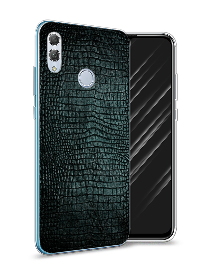 

Чехол Awog на Honor 10 Lite "Черная змея", Черный;серый;голубой, 67550-3