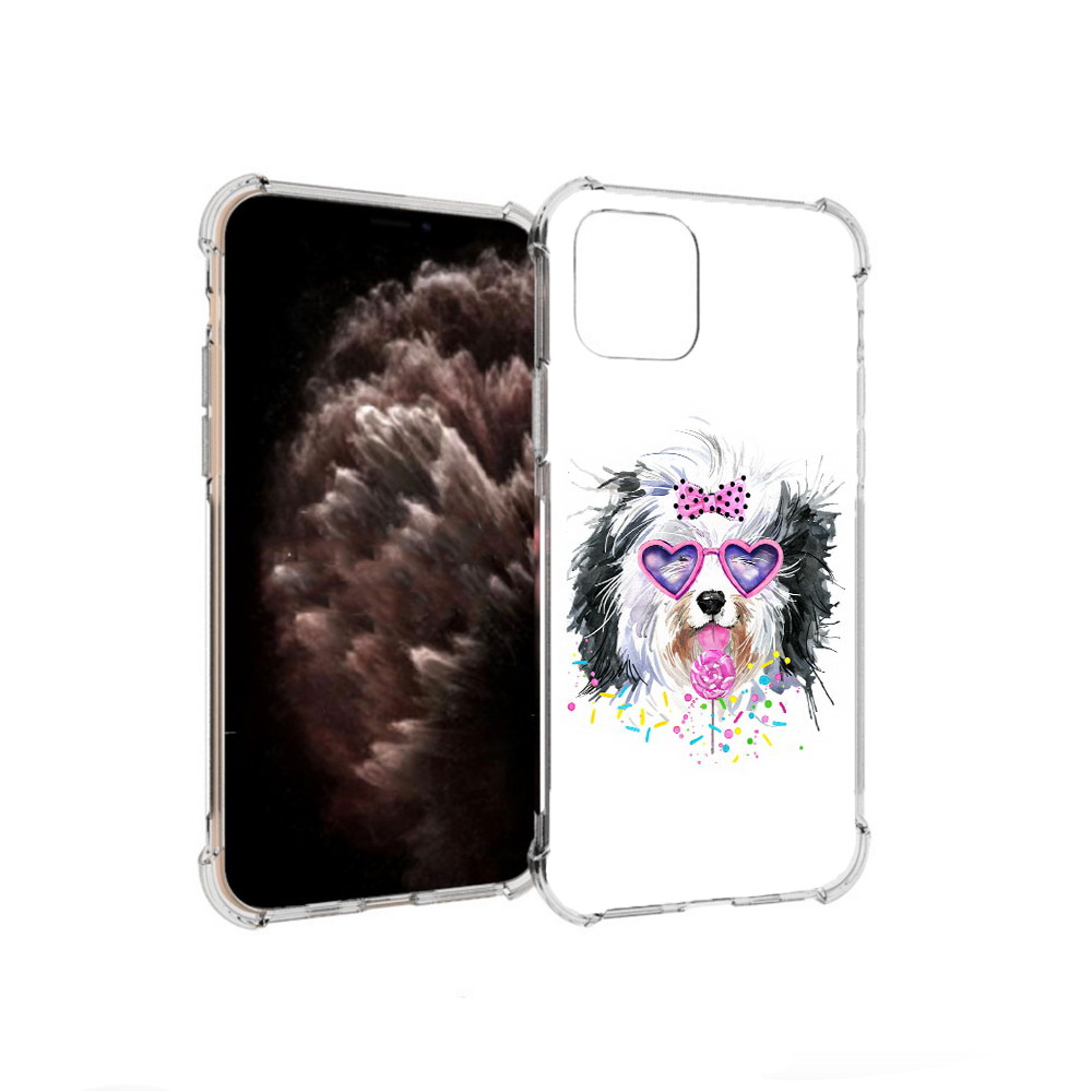 

Чехол MyPads Tocco для Apple iPhone 11 Pro пушистик, Прозрачный, Tocco