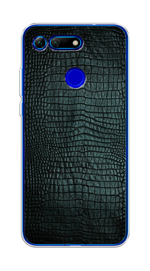 

Чехол Awog на Honor V20 (View 20) "Черная змея", Черный;серый;голубой, 67350-3