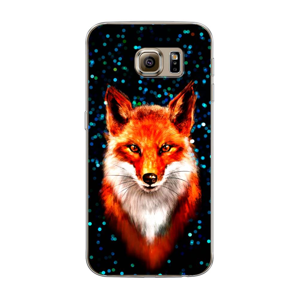 

Чехол Awog на Samsung Galaxy S6 "Волшебная лиса", Оранжевый;черный;белый, 24350-1